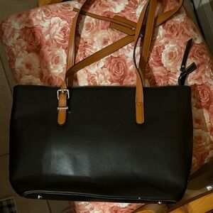 Black and Tan Women's Tote Bag
